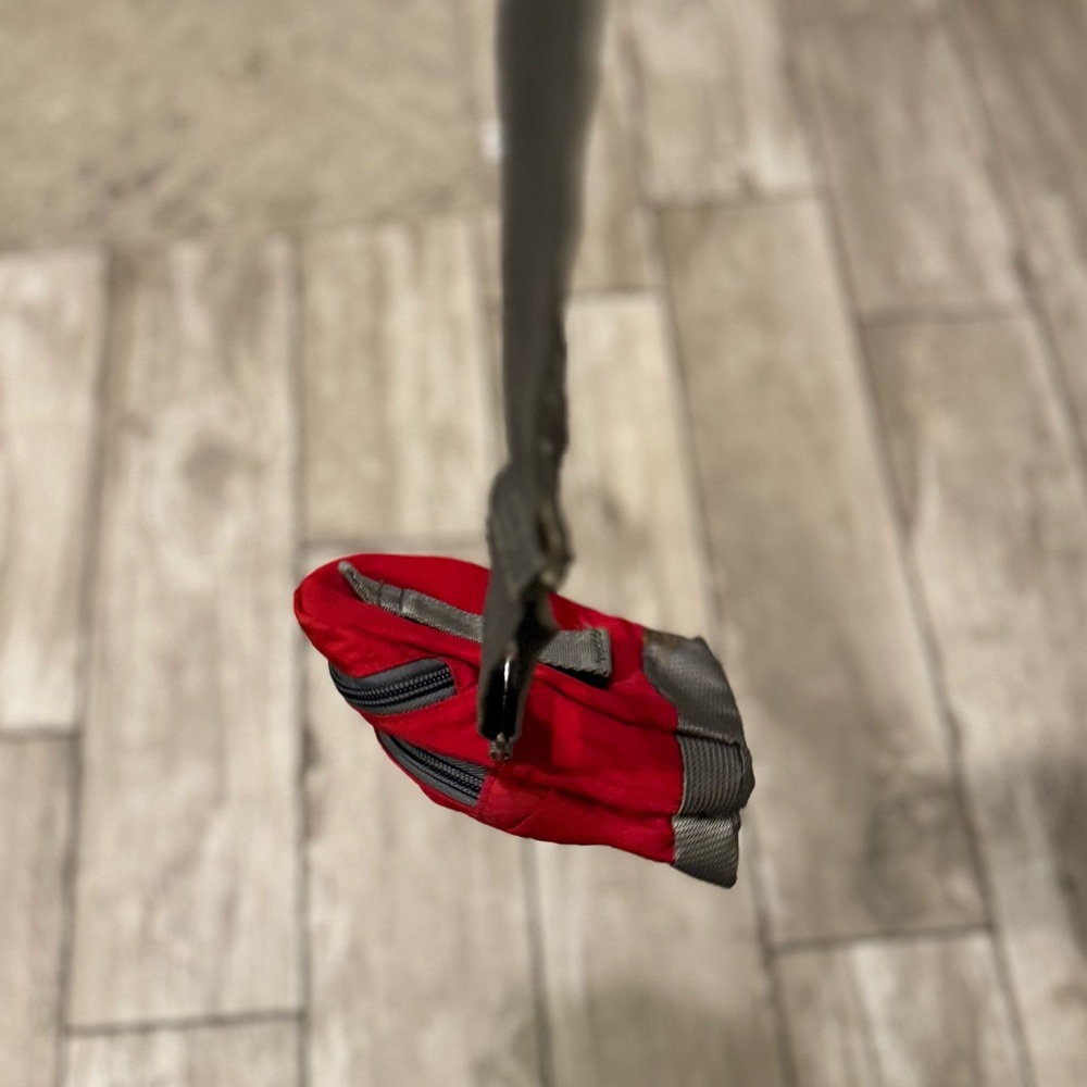 Samsonite Mini Red & Gray Backpack Crossbody Bag - image 5